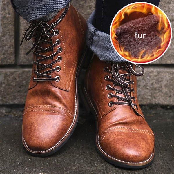 Vintage british style martin boots top