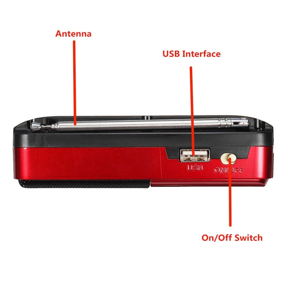 Handheld Rechargeable Mini Portable Radio