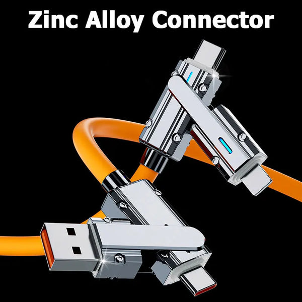 4-in-1 Multi USB Type C to Lightning Type C for Phone Tablet