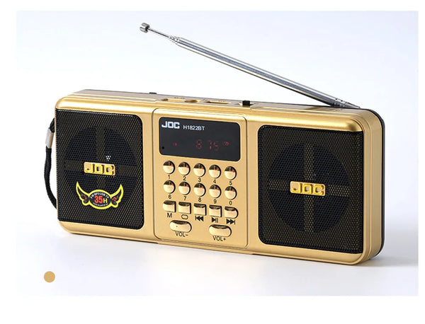 Portable Stereo FM Radio with Rechargeable Battery