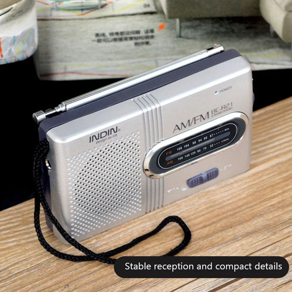 Portable AM FM Radio Receiver Player
