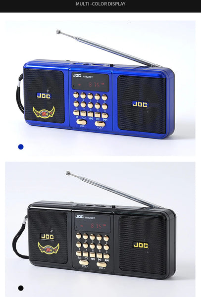 Portable Stereo FM Radio with Rechargeable Battery