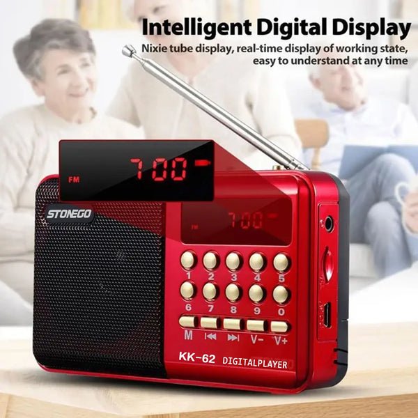 Handheld Rechargeable Mini Portable Radio