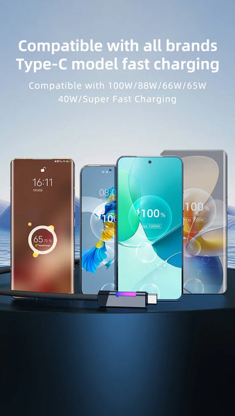 Fast Charging USB Type C Cable with RGB Ambient Light