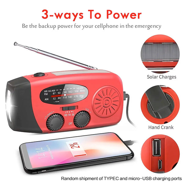 Handheld Rechargeable Mini Portable Radio