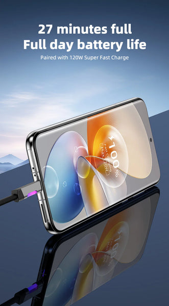 Fast Charging USB Type C Cable with RGB Ambient Light