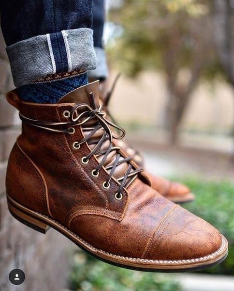 High Quality Men's Vintage British Style Martin Boots