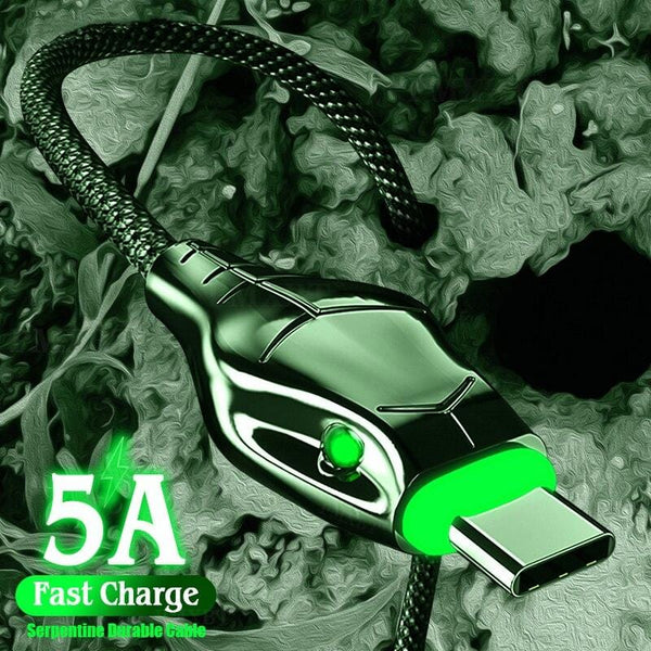 5A Super Fast Charging Cord For IPhone Android Mobile Phone
