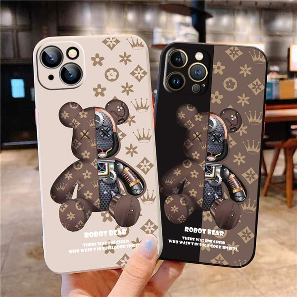 Luxury Mechanical Bear Phone Case For Apple iPhone