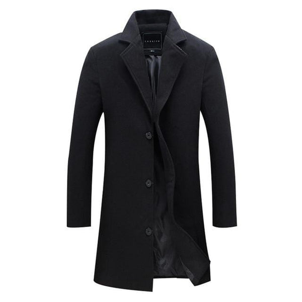 Slim Fits Business Long Winter Windproof Outwears